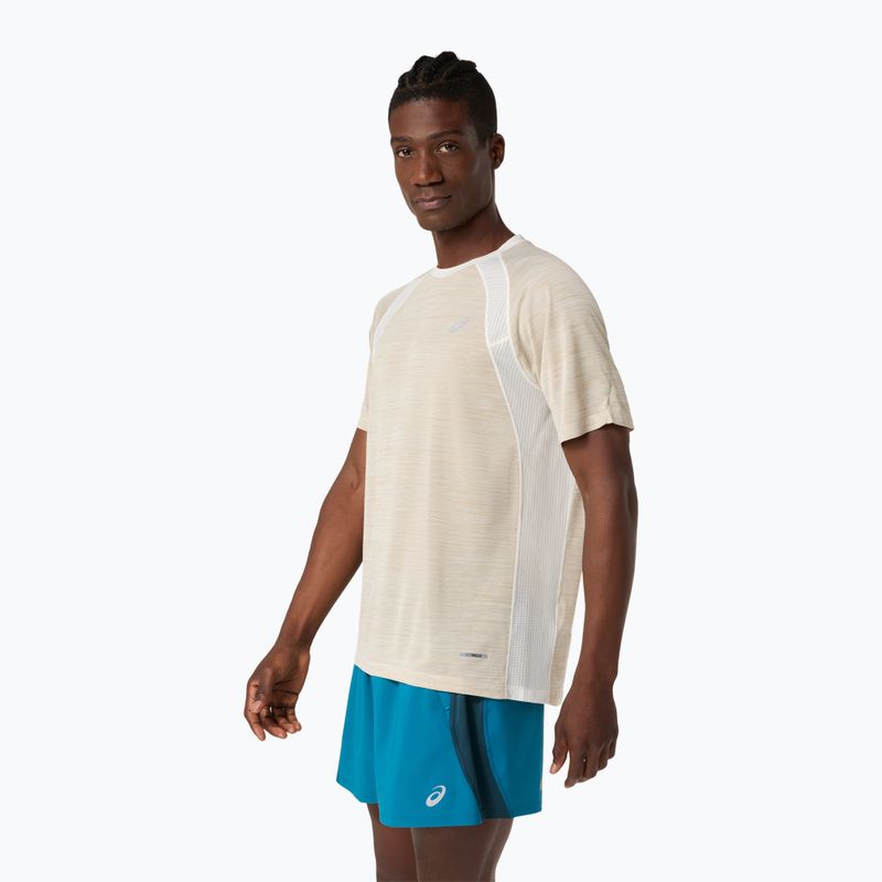 Vyriški bėgimo marškinėliai ASICS Road cream 4