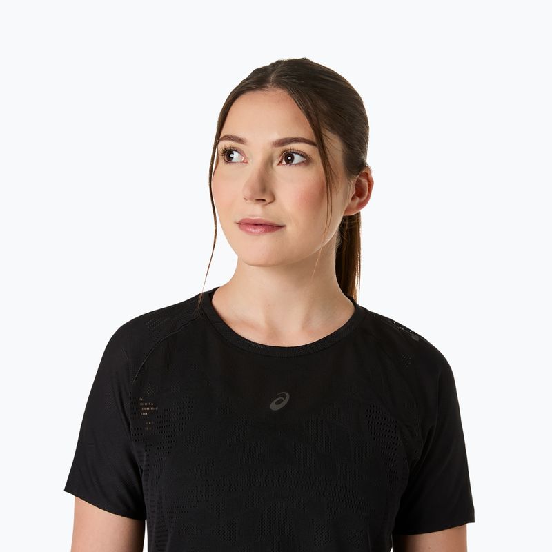 Moteriški bėgimo marškinėliai ASICS Metarun SS Top black 5