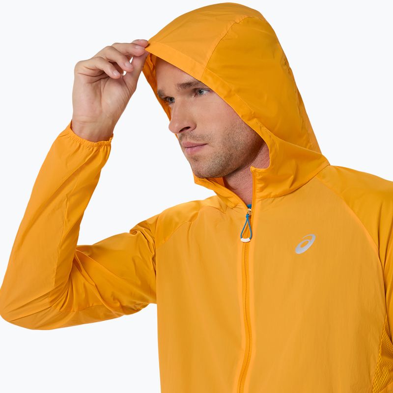 Vyriški bėgimo marškinėliai ASICS Road All Over Print Singlet yamabuki/aegean blue 7