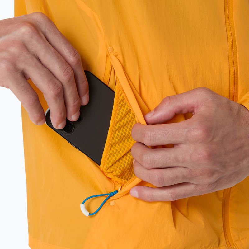 Vyriški bėgimo marškinėliai ASICS Road All Over Print Singlet yamabuki/aegean blue 10