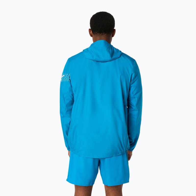 Vyriška bėgimo striukė ASICS Icon Aegean Blue/Cream 3