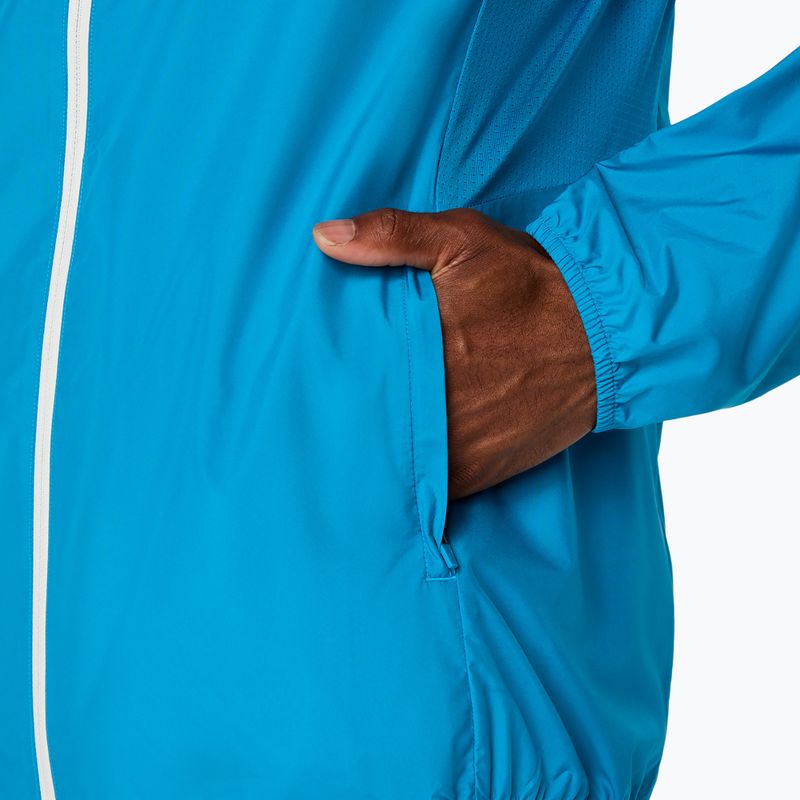 Vyriška bėgimo striukė ASICS Icon Aegean Blue/Cream 9