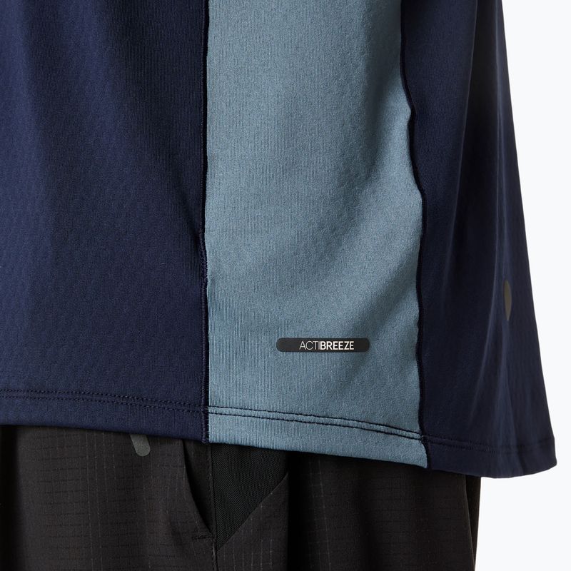 Vyriški bėgimo marškinėliai ASICS Fujitrail Elite SS Top midnight/ironclad 7