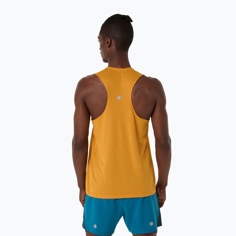 Vyriški bėgimo marškinėliai ASICS Road Singlet golden yellow 3