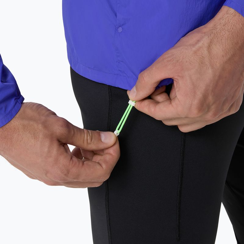 Vyriški bėgimo marškinėliai ASICS Road All Over Print Singlet cobalt burst/illuminate green 12