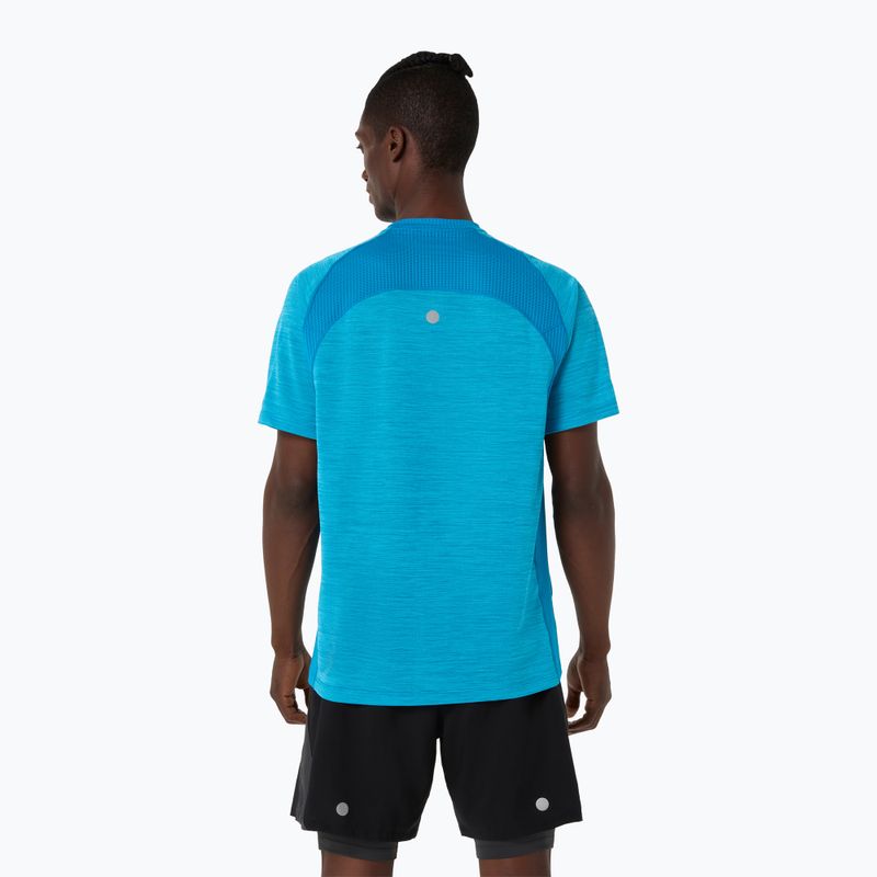 Vyriški bėgimo marškinėliai ASICS Road Aegean Blue 3