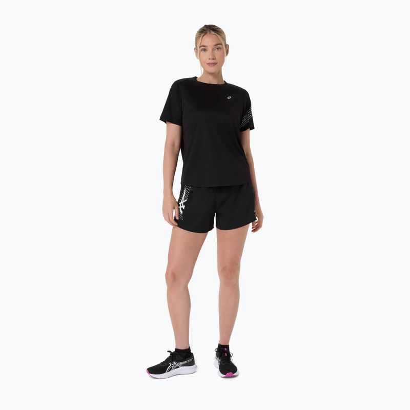 Moteriški bėgimo marškinėliai ASICS Icon SS performance black 2