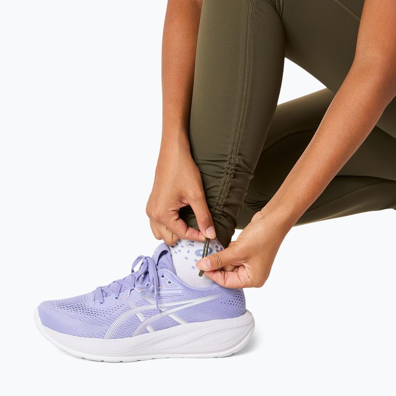 Moteriškos bėgimo tamprės ASICS Nagino Run Adjustable Tight dark olive 9