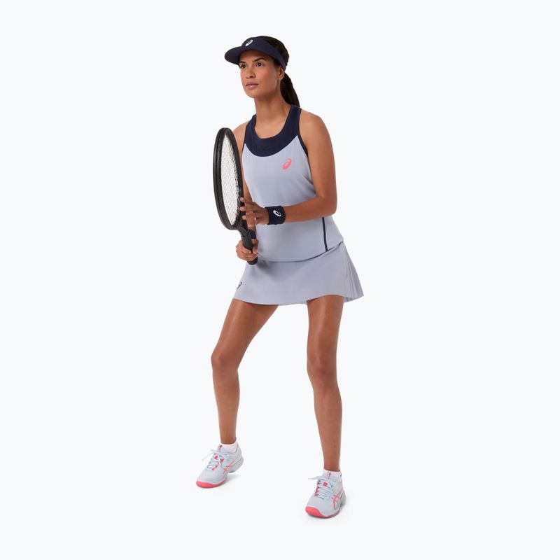 Moteriški teniso marškinėliai ASICS Match Tank W grey/blue 2