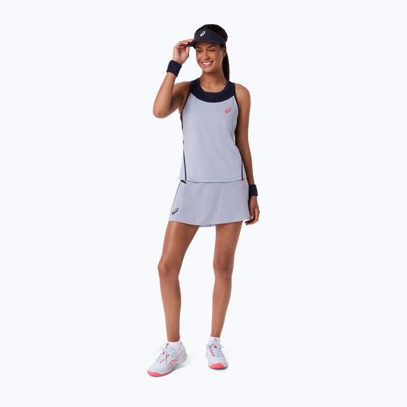 Moteriški teniso marškinėliai ASICS Match Tank W grey/blue 4