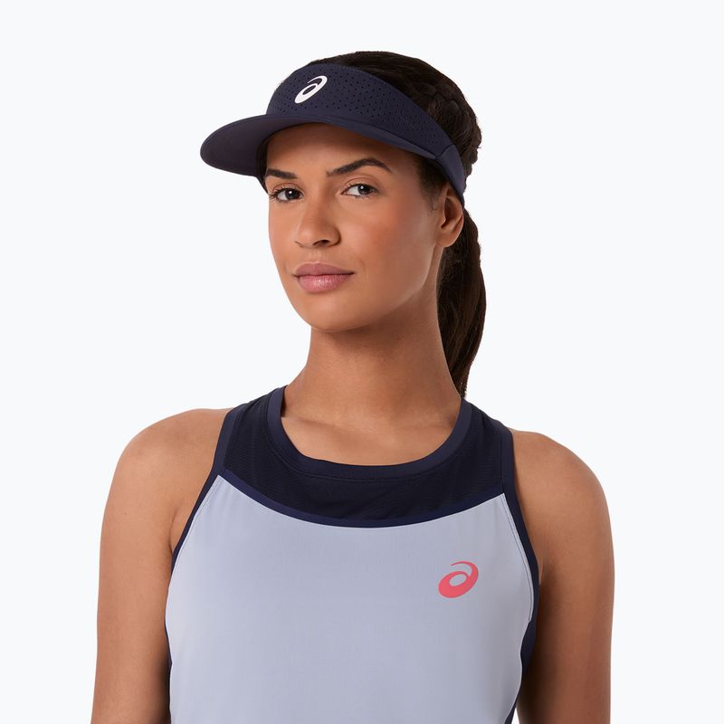 Moteriški teniso marškinėliai ASICS Match Tank W grey/blue 6