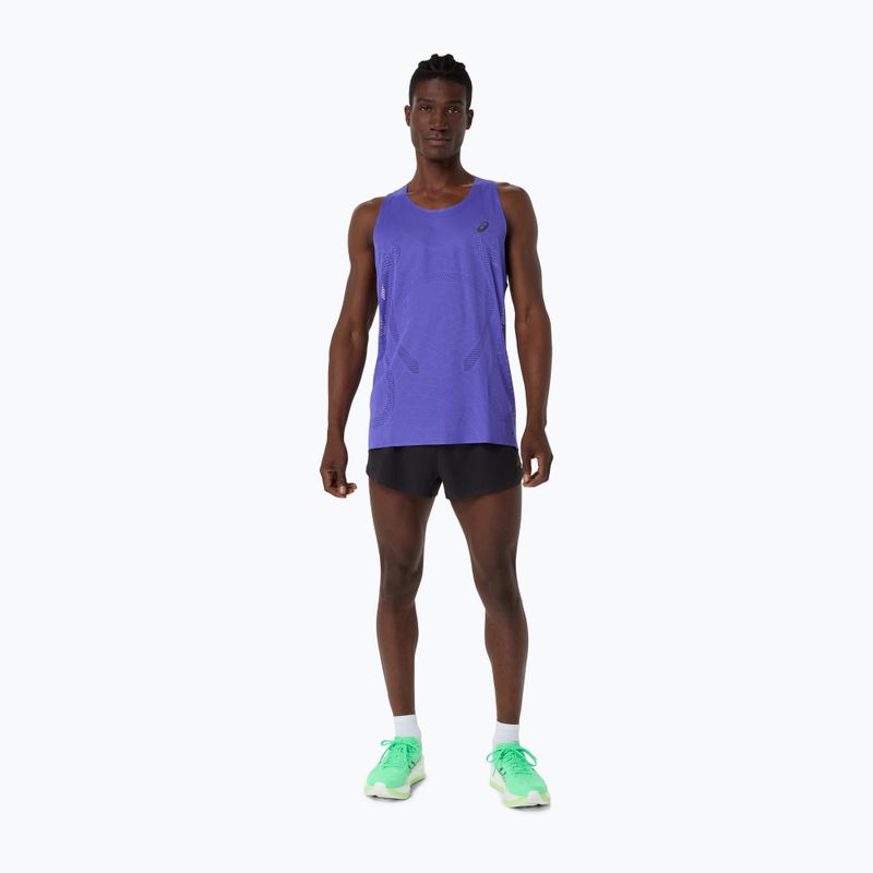 Vyriški bėgimo marškinėliai ASICS Metarun Singlet cobalt burst 2