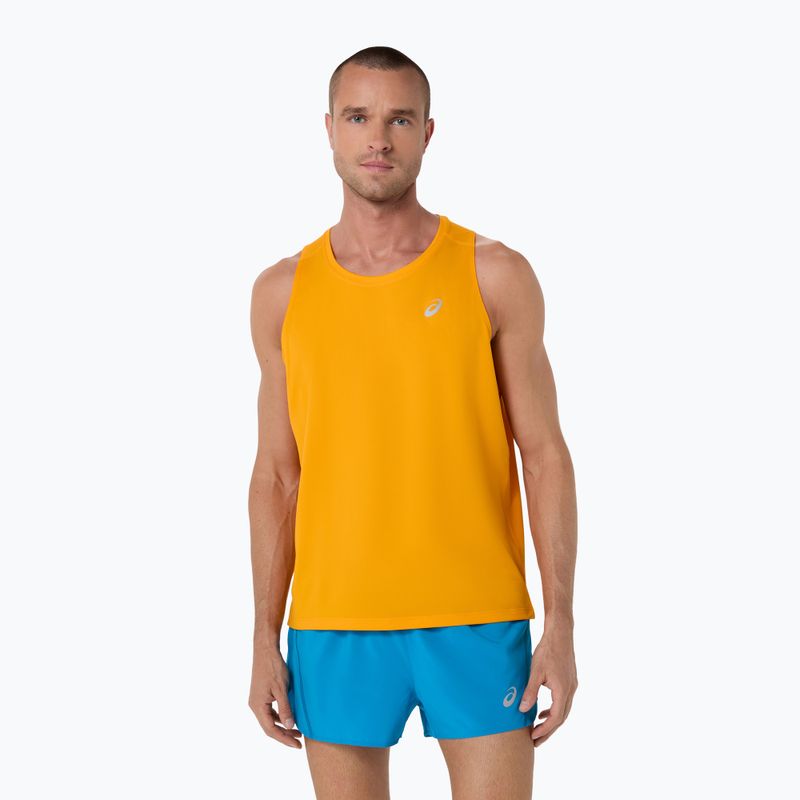 Vyriški bėgimo marškinėliai ASICS Core Singlet yamabuki yellow