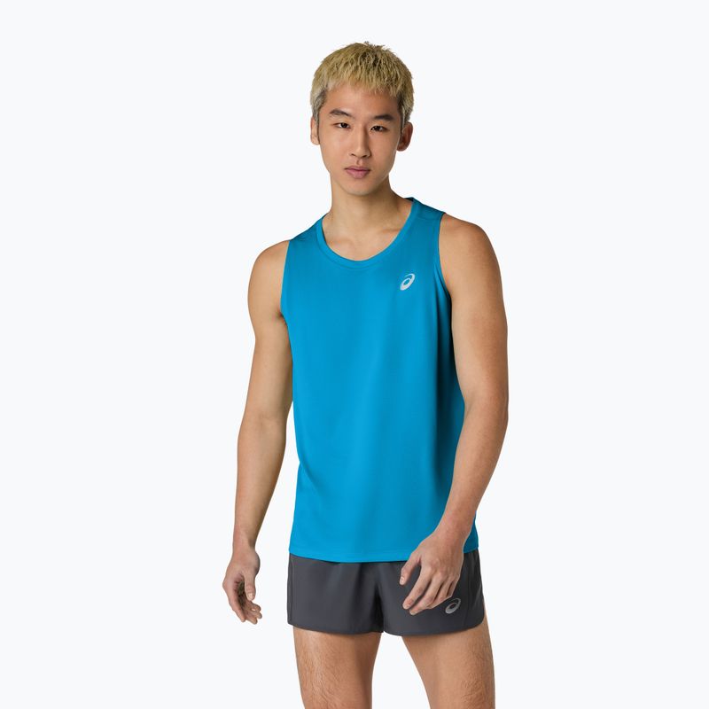 Vyriški bėgimo marškinėliai ASICS Core Singlet Aegean Blue