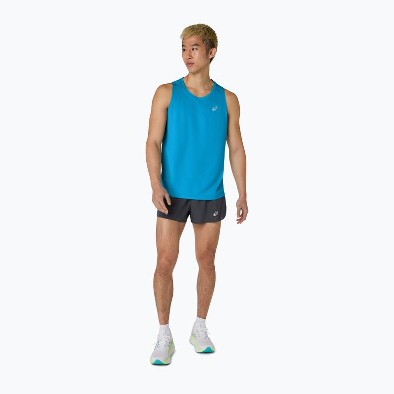 Vyriški bėgimo marškinėliai ASICS Core Singlet Aegean Blue 2