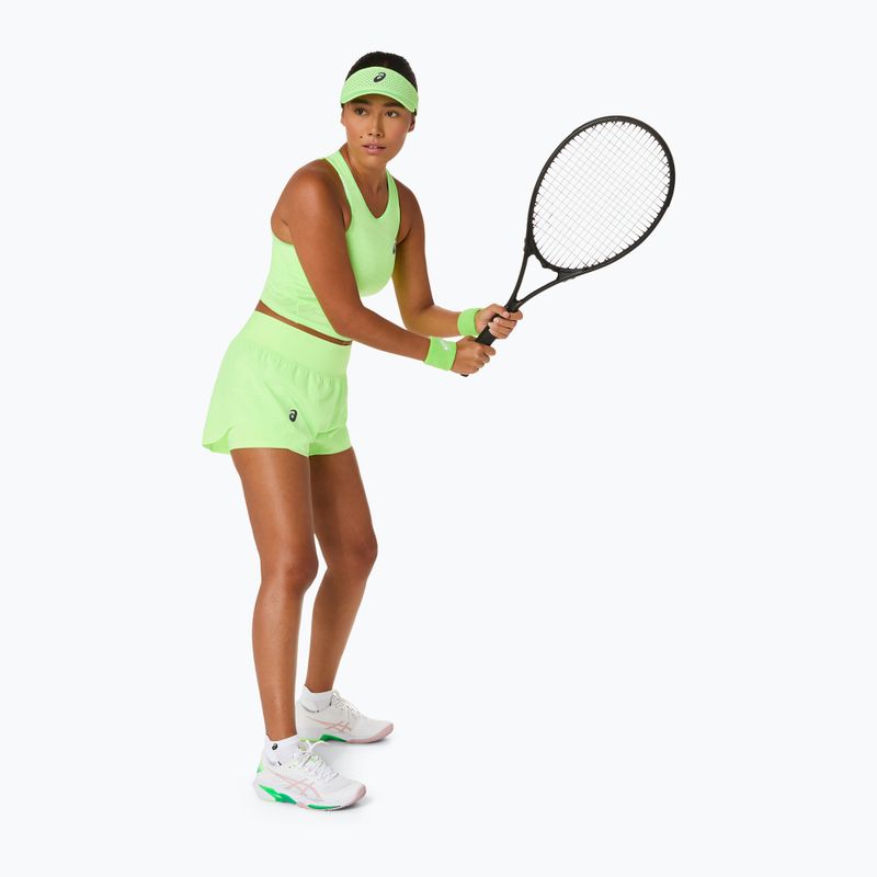 Moteriški teniso šortai ASICS Match Laser Cut W illuminate green 2