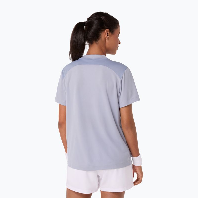 Moteriški teniso marškinėliai ASICS Court Top W grey/blue 3