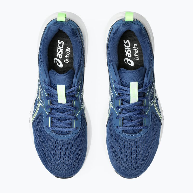 Vyriški bėgimo bateliai ASICS Gel-Contend 9 twilight blue/illuminate green 6