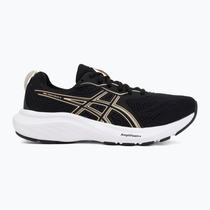 Moteriški bėgimo bateliai ASICS Gel-Contend 9 black/apricot crush 2