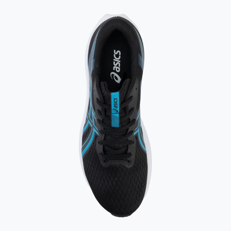 Vyriški bėgimo bateliai ASICS Patriot 14 black/aegean blue 5
