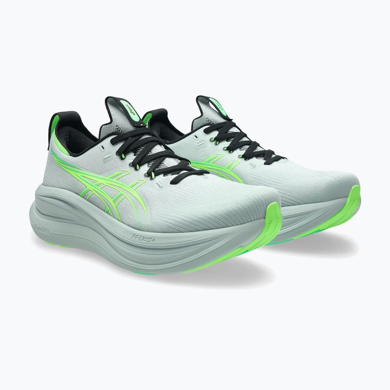 Vyriški bėgimo bateliai ASICS Gel-Nimbus 28 cold moss/illuminate green 2