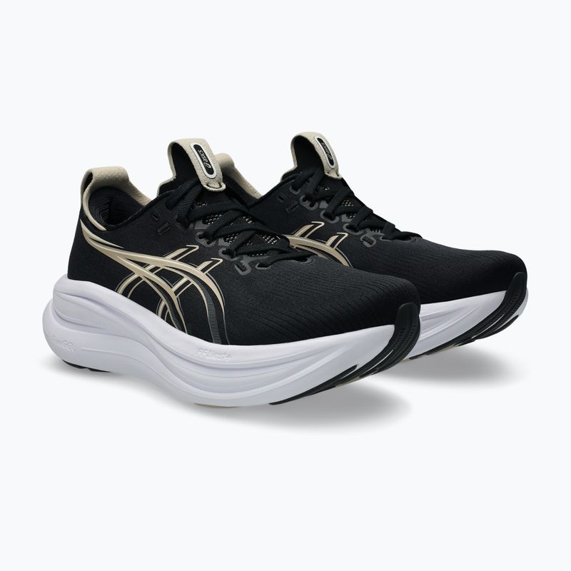 Vyriški bėgimo bateliai ASICS Gel-Nimbus 28 black/feather grey 3