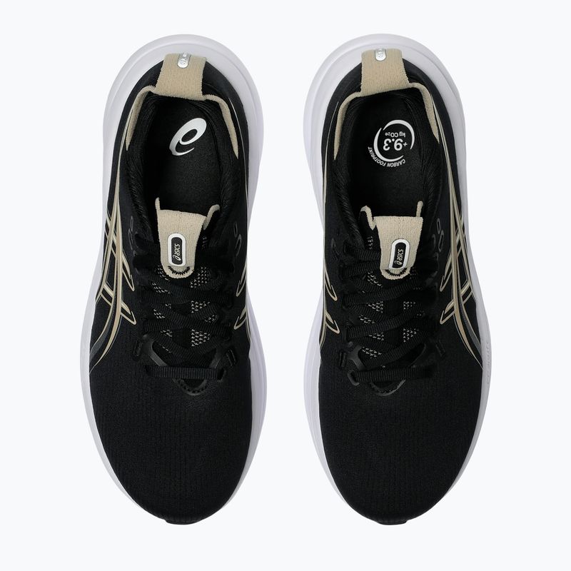 Vyriški bėgimo bateliai ASICS Gel-Nimbus 28 black/feather grey 6