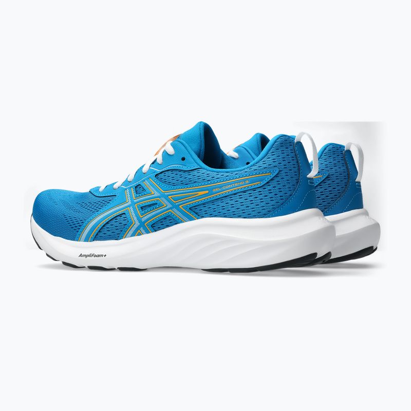 Vyriški bėgimo bateliai ASICS Gel-Contend 9 Aegean Blue/Yamabuki 4