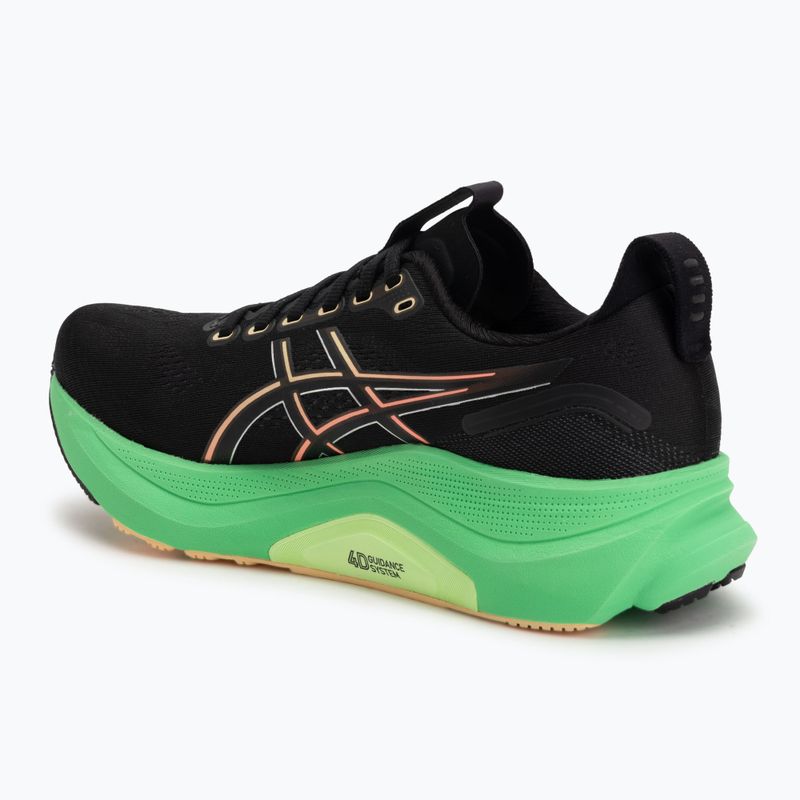 Vyriški bėgimo bateliai ASICS Gel-Kayano 32 black/vital green 3