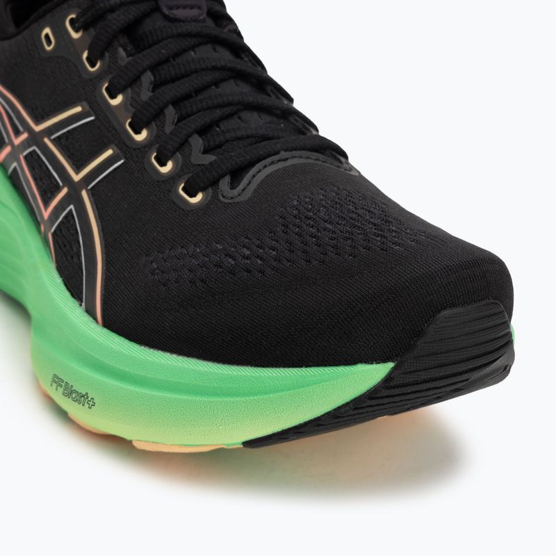 Vyriški bėgimo bateliai ASICS Gel-Kayano 32 black/vital green 7