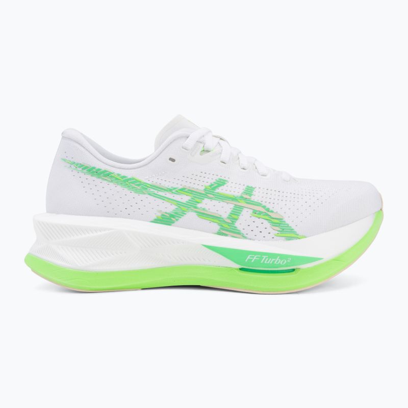 Moteriški bėgimo bateliai ASICS Sonicblast white/vital green 2