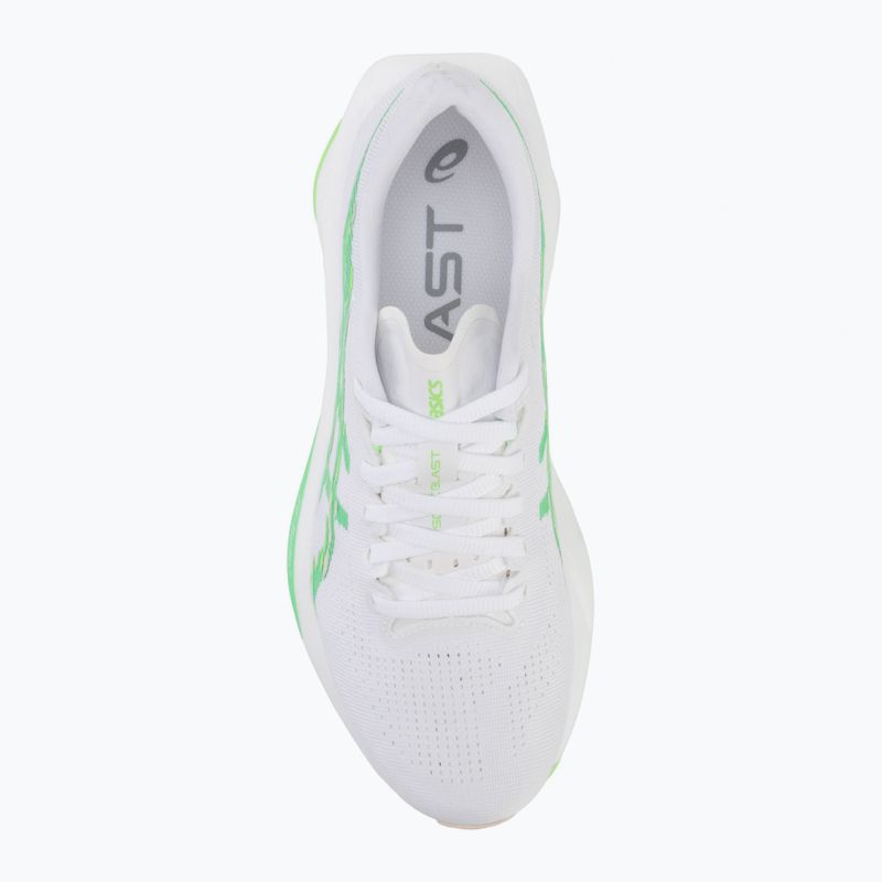 Moteriški bėgimo bateliai ASICS Sonicblast white/vital green 5