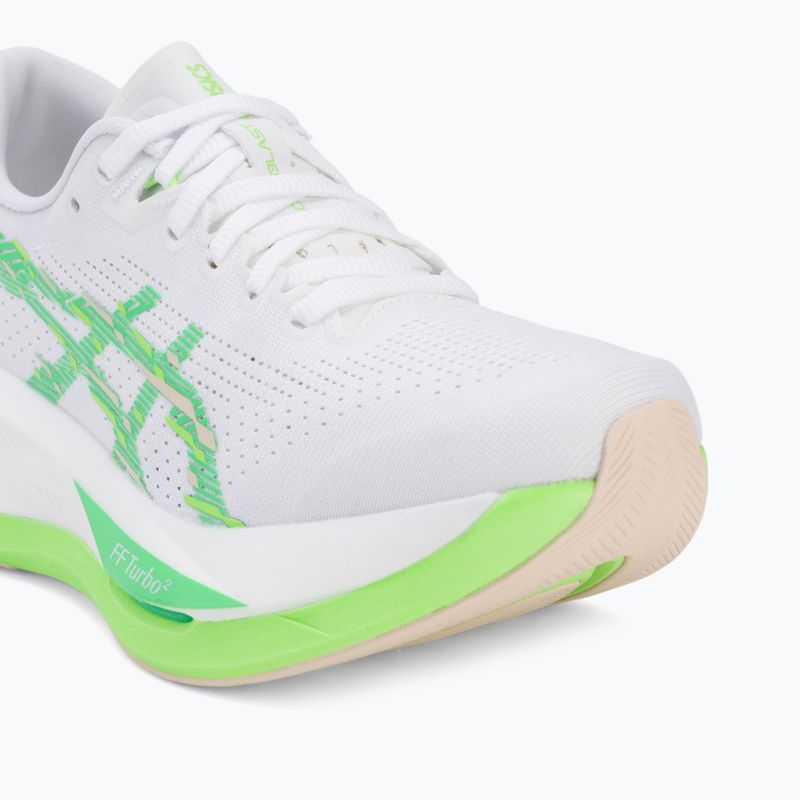 Moteriški bėgimo bateliai ASICS Sonicblast white/vital green 7