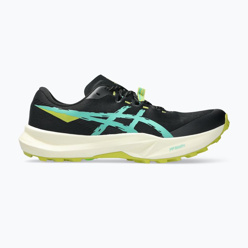 Vyriški bėgimo bateliai ASICS Fuji Lite 6 black/aurora green 8