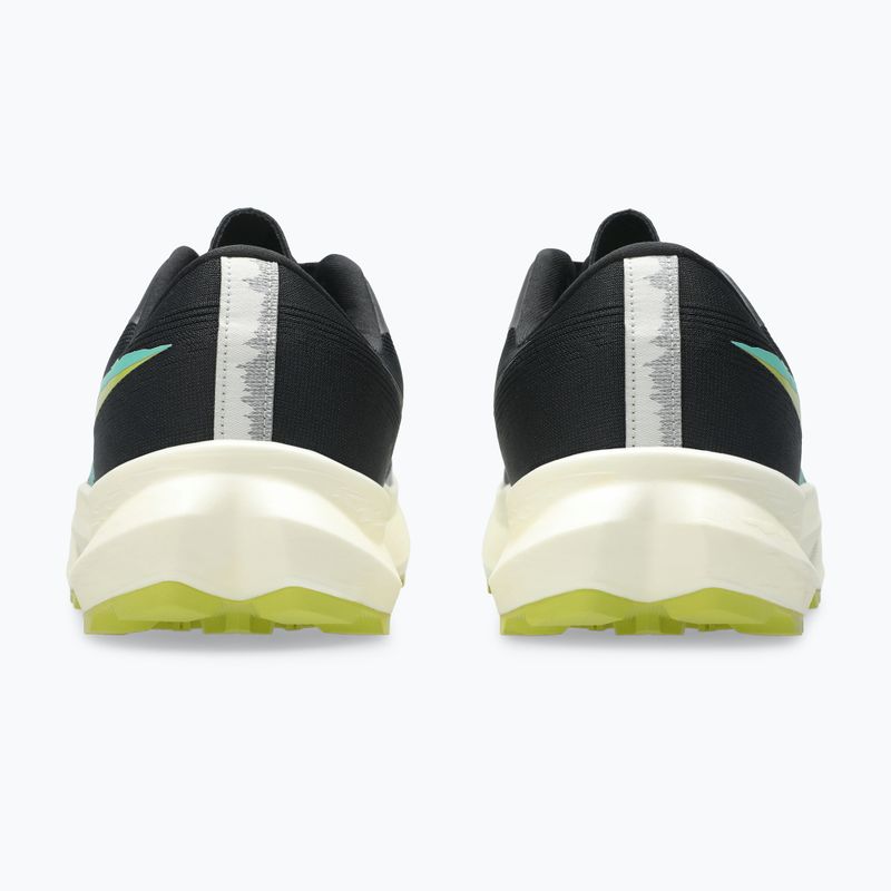 Vyriški bėgimo bateliai ASICS Fuji Lite 6 black/aurora green 11