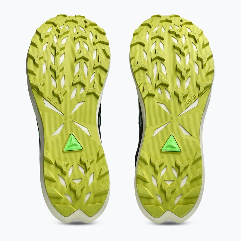 Vyriški bėgimo bateliai ASICS Fuji Lite 6 black/aurora green 13