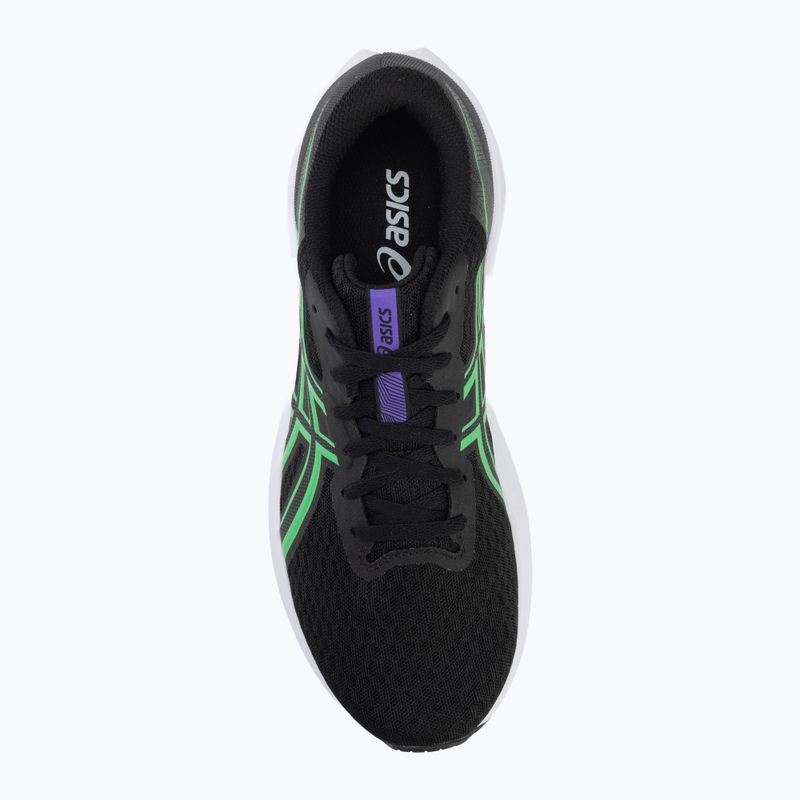 Vyriški bėgimo bateliai ASICS Patriot 14 black/vital green 5