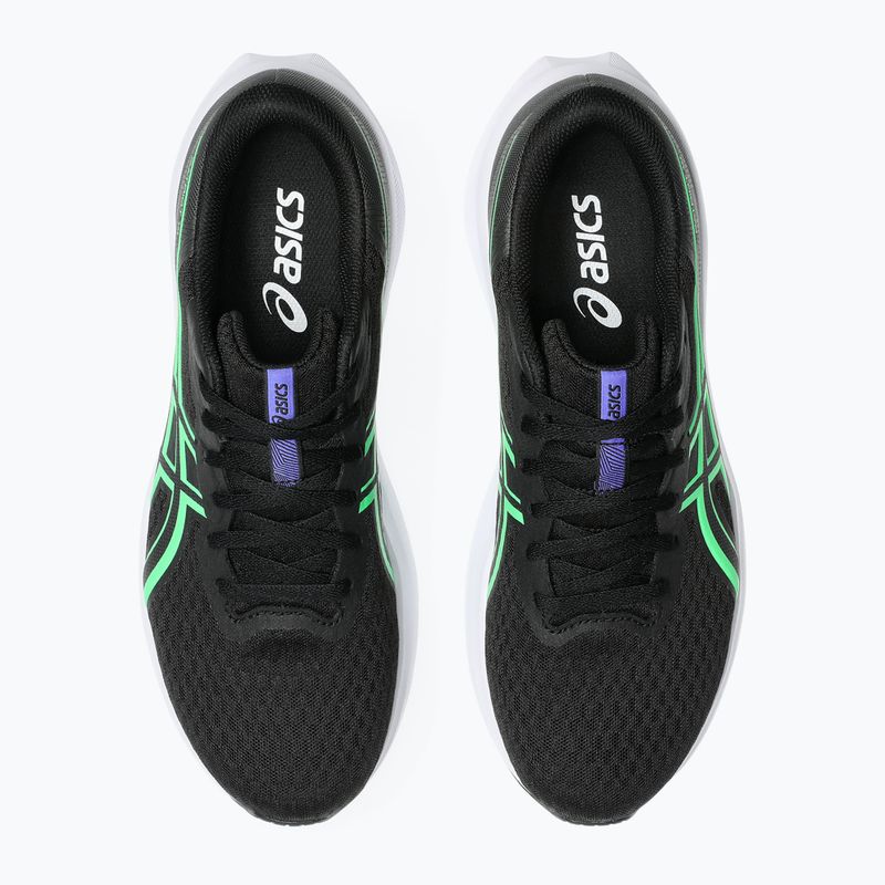 Vyriški bėgimo bateliai ASICS Patriot 14 black/vital green 6