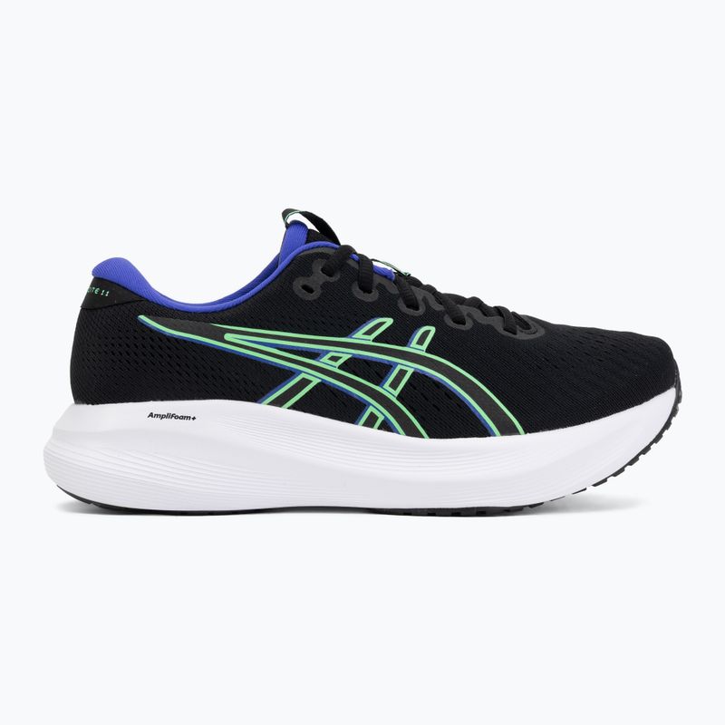 Vyriški bėgimo bateliai ASICS Gel-Excite 11 black/vital green 2