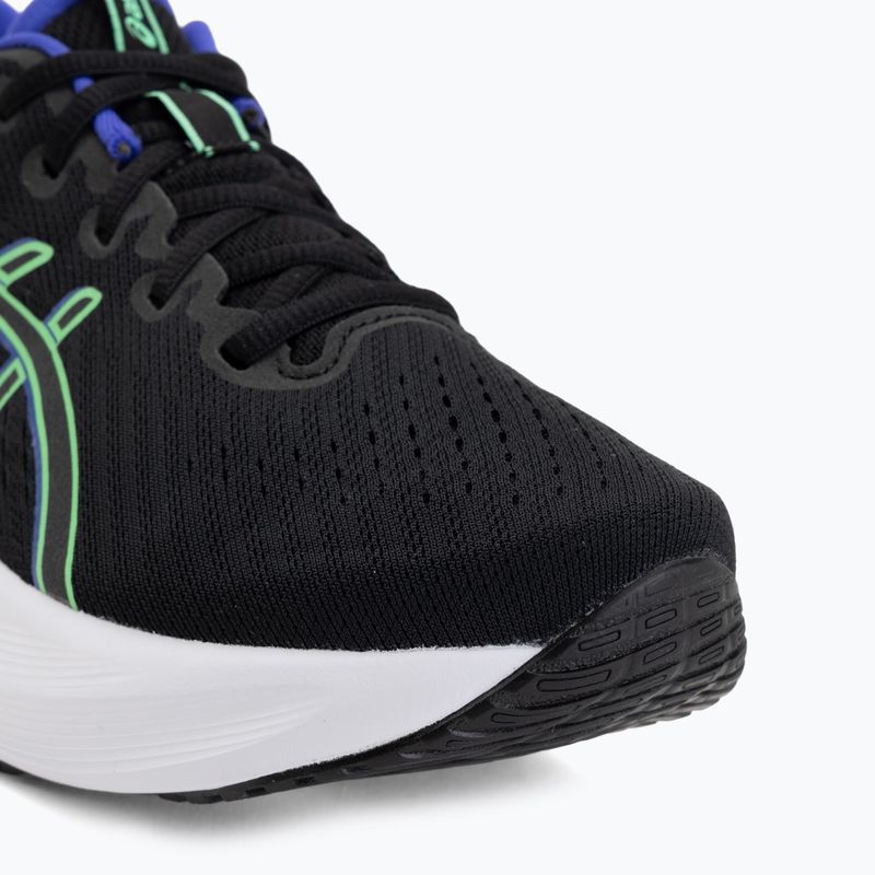 Vyriški bėgimo bateliai ASICS Gel-Excite 11 black/vital green 7