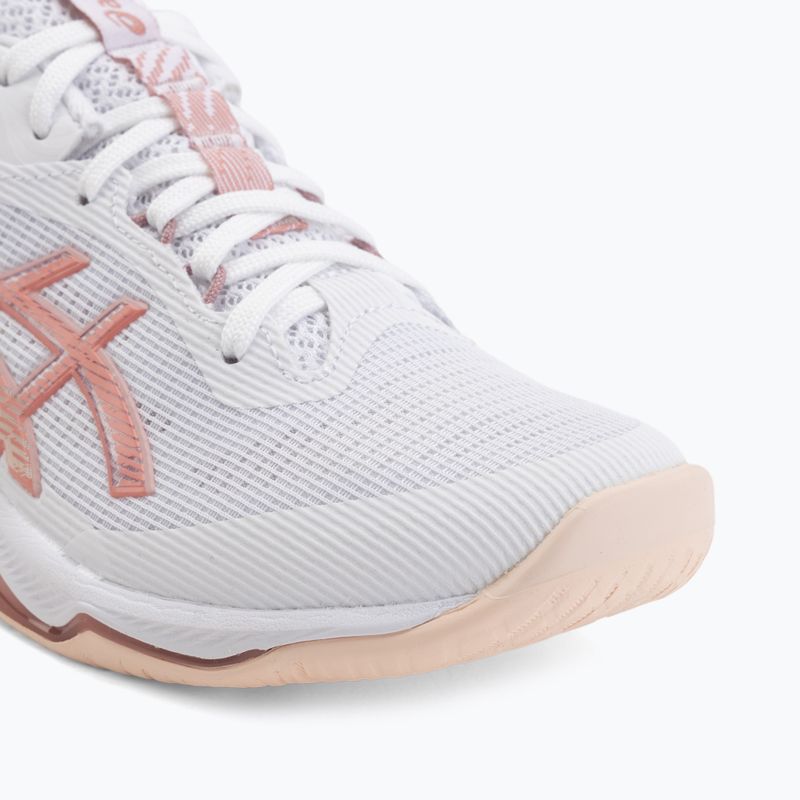 Moteriški tinklinio bateliai ASICS Netburner Ballistic FF 4 white/rose red 7
