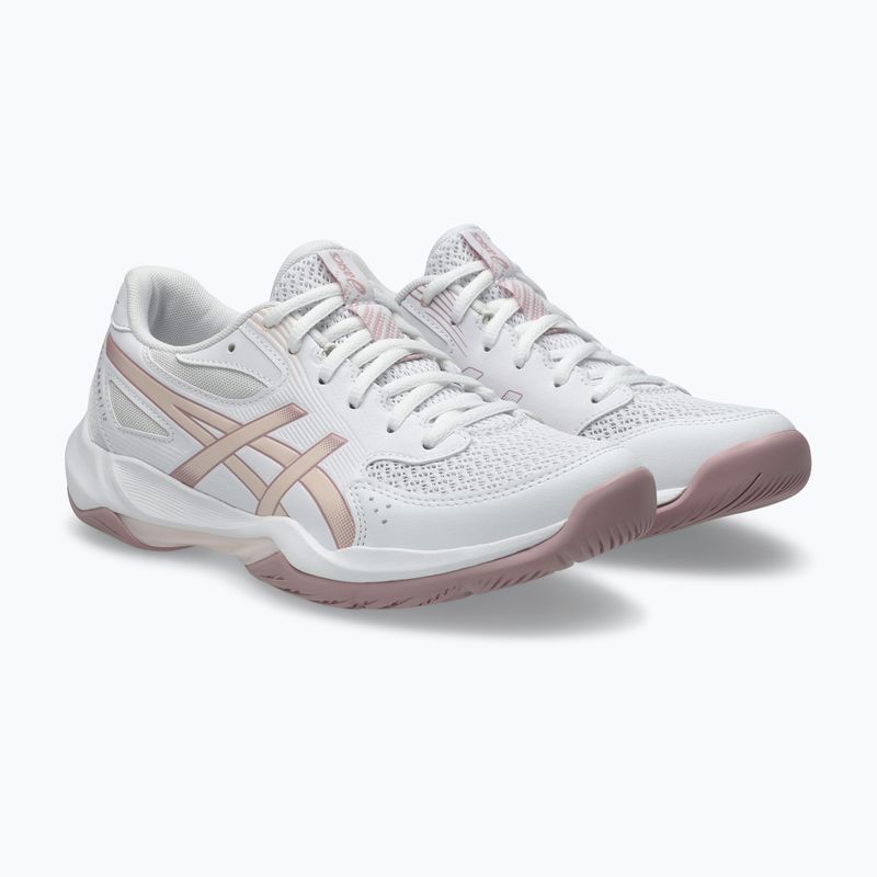Moteriški tinklinio bateliai ASICS Gel-Rocket 12 white/pearl pink 3
