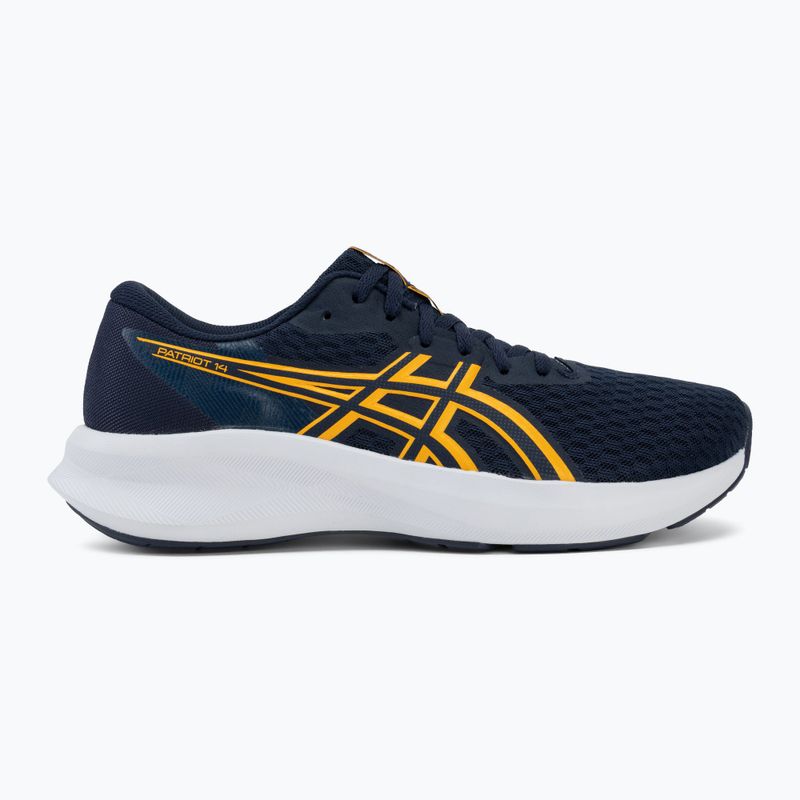 Vyriški bėgimo bateliai ASICS Patriot 14 midnight/yamabuki 2