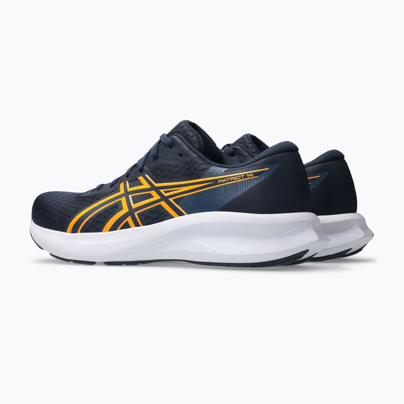 Vyriški bėgimo bateliai ASICS Patriot 14 midnight/yamabuki 4