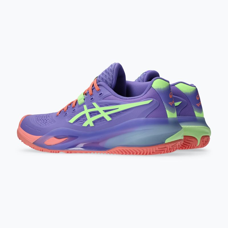 Moteriški padelio batai Asics Gel-Resolution X Padel W amethyst/illuminate green 4