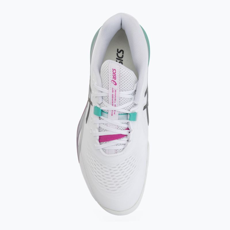 Vyriški teniso bateliai ASICS Gel-Resolution X white/aurora green 5