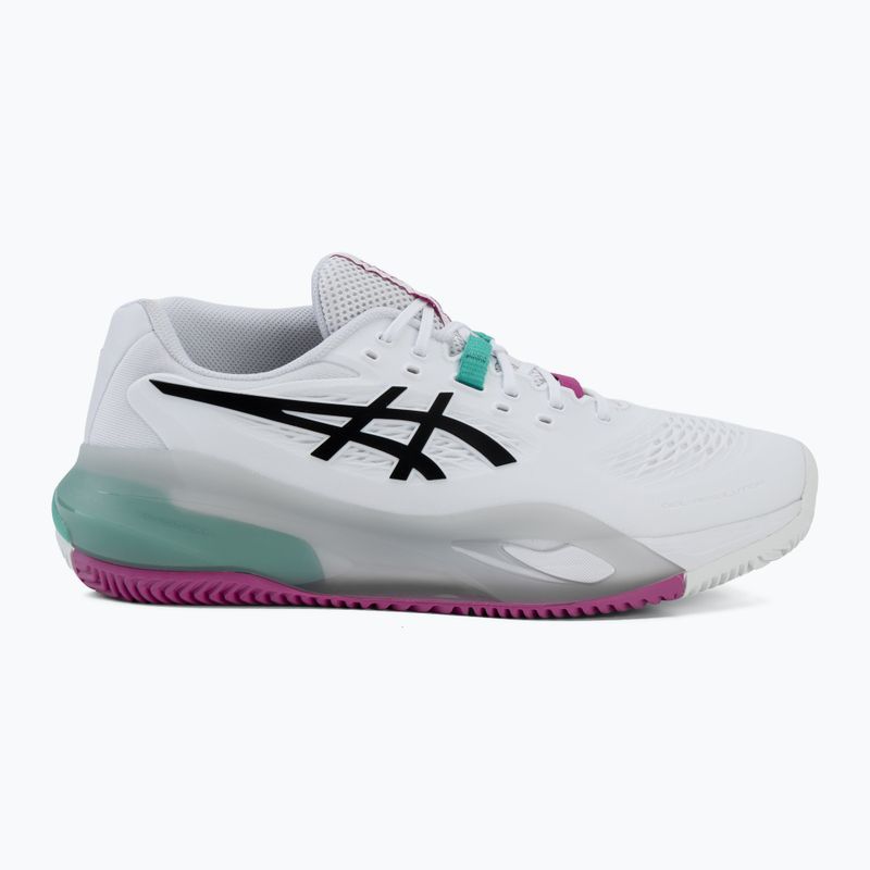 Vyriški teniso bateliai ASICS Gel-Resolution X Clay white/aurora green 2