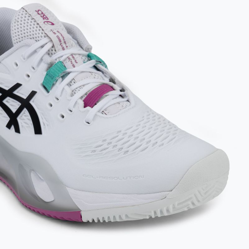 Vyriški teniso bateliai ASICS Gel-Resolution X Clay white/aurora green 7
