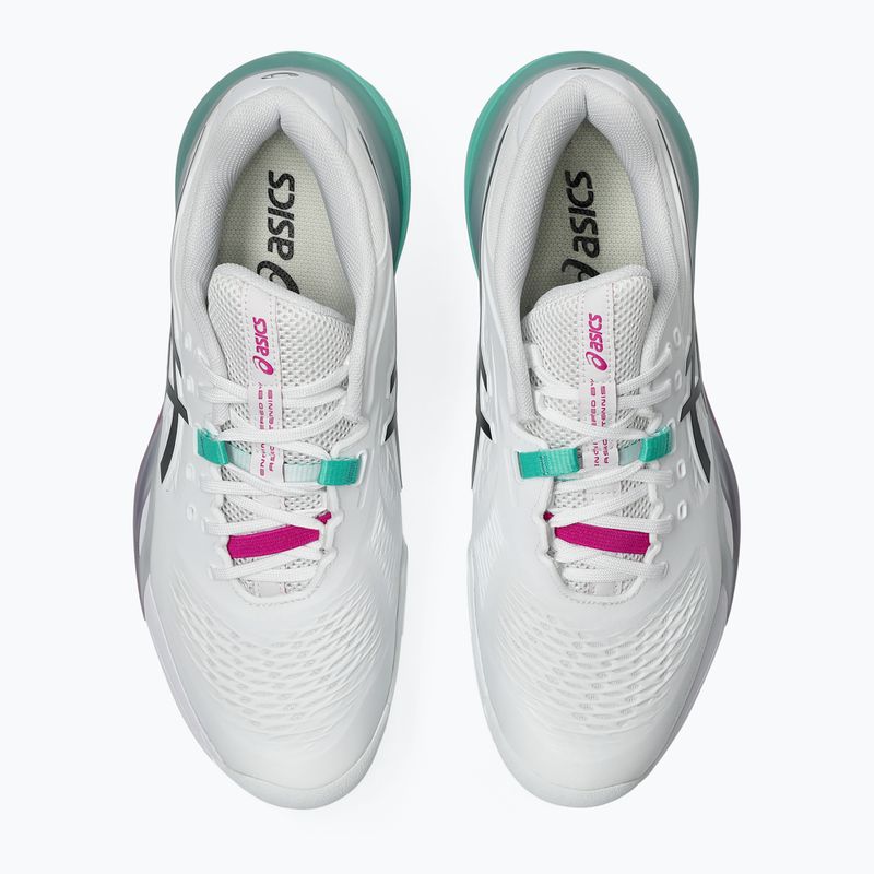 Vyriški teniso bateliai ASICS Gel-Resolution X Clay white/aurora green 13