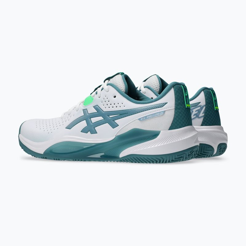 Vyriški padelio batai Asics Gel-Challenger 15 Padel white/misty pine 4